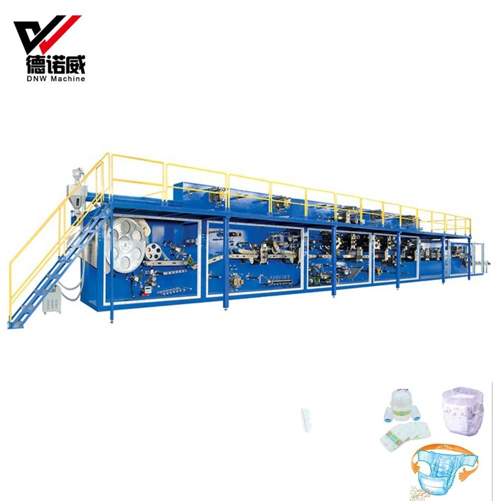 Full-servo Full Elastic Waistband Baby Diaper Production Line