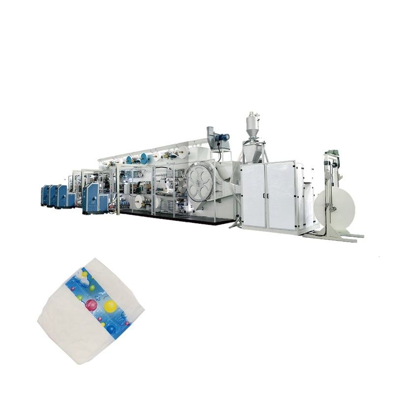 Small Scale Disposable Jwc Baby Diaper Making Machine
