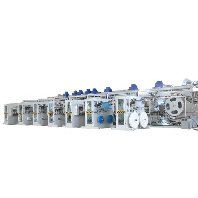 Small Scale Fully Automatic Baby Diaper Making Machine