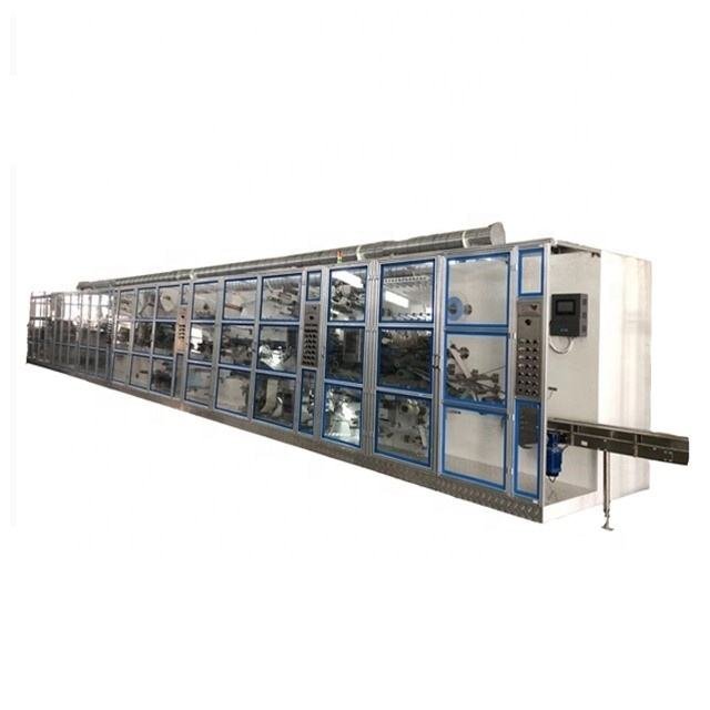 sanitary napkin machine pad production line