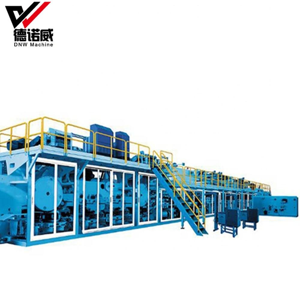 Professional after-sales service full servo adult diaper machine production line for manufacturing adult diaper