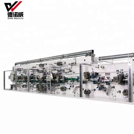 DNW Full Automatic Full Servo Ultra Thin Sanitary Napkin Pad Production Making Machines
