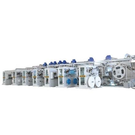 Small Scale Fully Automatic Baby Diaper Making Machine photo 1