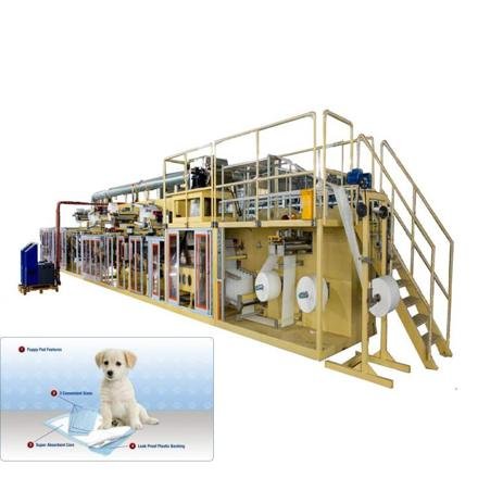 Super Absorbent Disposable Under Pad Making Machine photo 3