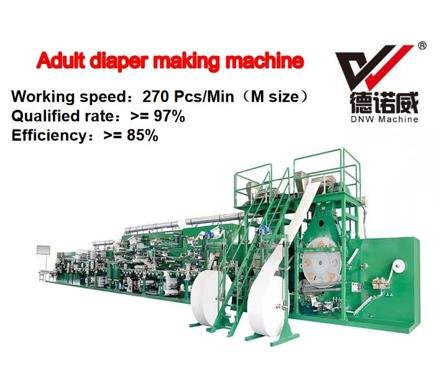 Cheap Price CE Certificate Fully Automatic Adult Diaper Making Machine photo 2