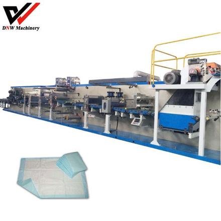 Full servo disposable bed pad making machine CE & ISO approved
