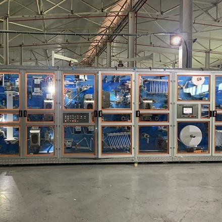 Stable Production Speed Mini Tractor Price sanitary pad making machine napkin machine price photo 5