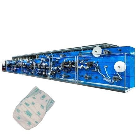 Small Scale Fully Automatic Baby Diaper Making Machine photo 4