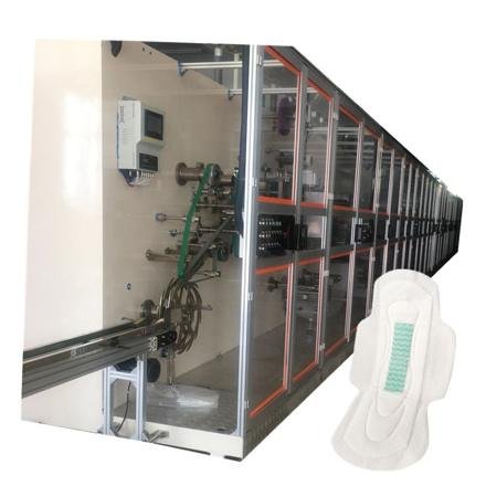 Large Absorption Fully Automatic Sanitary Napkin Making Machine photo 5