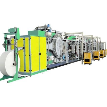 Large Absorption Fully Automatic Sanitary Napkin Making Machine photo 3
