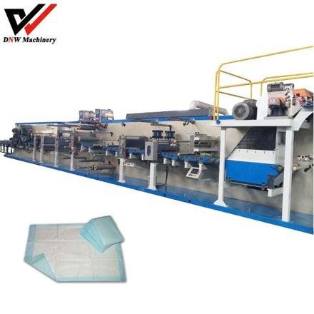 Super Absorbent Disposable Under Pad Making Machine photo 6