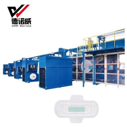 Full Auto Add Glue Sanitary Pad Making Machine