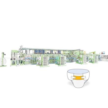 Small Scale Disposable Jwc Baby Diaper Making Machine photo 3