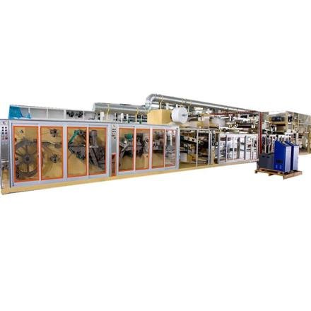 Factory Supply Disposable Under Pad Making Machine photo 6
