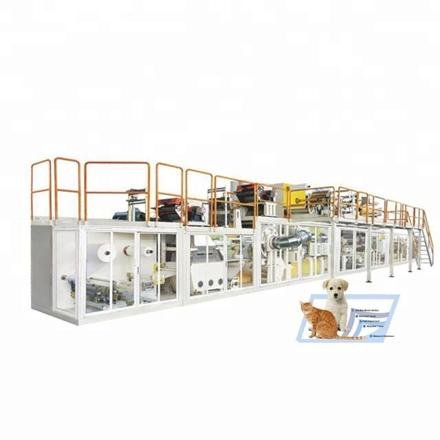 Super Absorbent Disposable Under Pad Making Machine photo 1