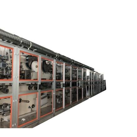 Longitudinal Folding System Sanitary Napkin Wrapping Machine photo 2