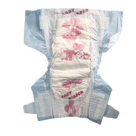 Full servo I type with online full elastic waistband and s cut velcro side tape baby diaper making machine photo 2