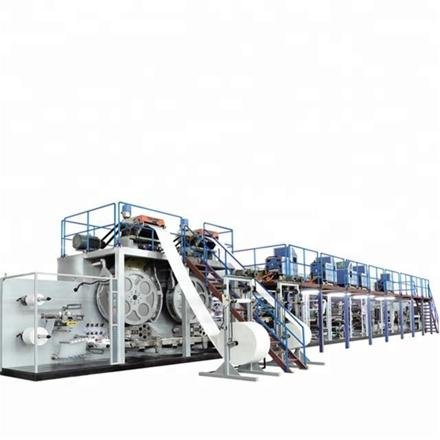 Small Scale Disposable Jwc Baby Diaper Making Machine photo 2