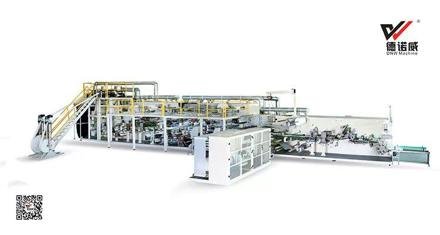 Fast Speed Cotton Woven Baby Diaper Making Machine